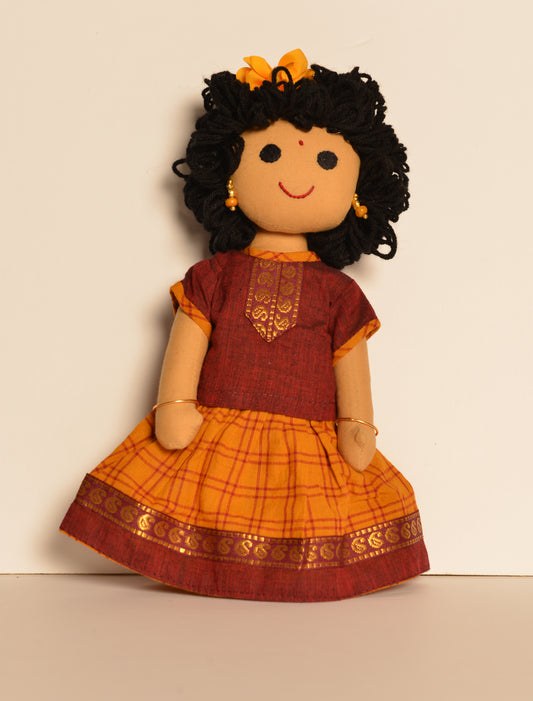 Kanmani Dolls (Pattu Paavadai) - Curly Hair