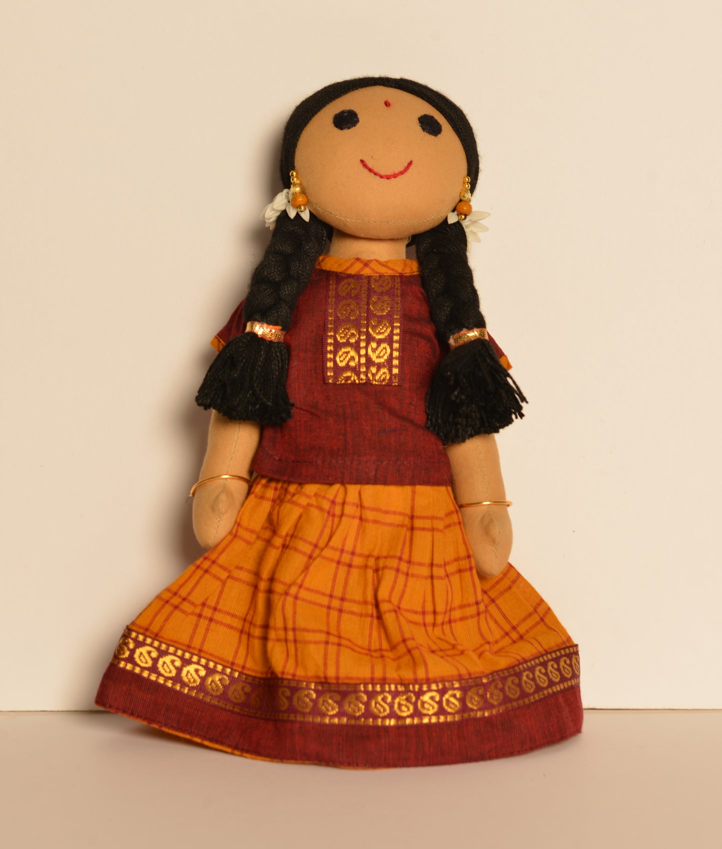 Kanmani Dolls (Pattu Paavadai) - Braided Hair